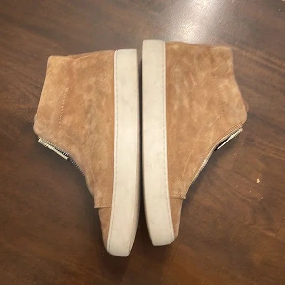 Frye Zip Up High Tops - Tan - 8.5 - Picture 3 of 7